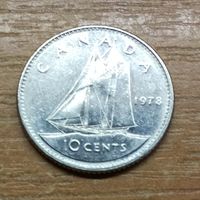 Канада 10 центов 1978 _РАСПРОДАЖА КОЛЛЕКЦИИ