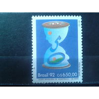Бразилия 1992 Песочные часы, символика**
