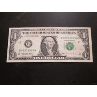1 доллар США 1995 г., B 40573333 W, XF
