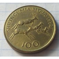 Танзания 100 шиллингов, 1994     ( 8-3-5 )