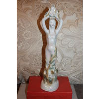 Фарфоровая статуэтка "Тополь", "Девушка весна"(лесная мавка),  ЗХК Полонное, высота 30 см.