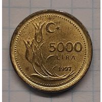 Турция 5000 лир 1997г. km1029.1