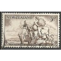 Новая Зеландия. 100 лет колонизации Саутленда. 1956г. Mi#361.