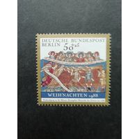 Западный Берлин 1988 Марка "Рождество" (чистая**) Mi.829