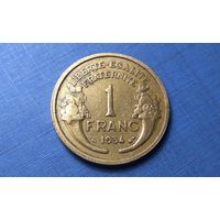 1 франк 1934. Франция. XF!
