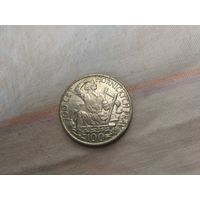 Серебро 0.500!  Чехословакия 100 крон, 1949 700 лет Праву добычи серебра в Йиглаве