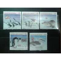 Антарктические территории 1988 Фауна Антарктиды Полная серия