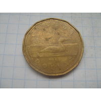 Канада 1 доллар 1989г.km157