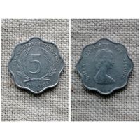 Карибы (Карибские острова) 5 центов 2000