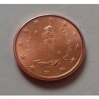 2 евроцента, Сан-Марино 2006 г., AU