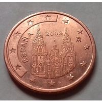 5 евроцентов, Испания 2008 г.