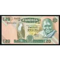 Замбия 20 квача 1980-1988 гг. P27e. UNC