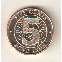 Зимбабве 5 цент 2014