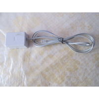 Телефонная розетка +кабель с двумя коннекторами