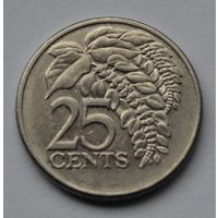 Тринидад и Тобаго, 25 центов 2004 г.