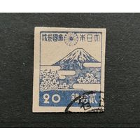 Япония 1946. Вулканы | Горы | Мировое наследие ЮНЕСКО | Пейзажи  Mi:JP 347