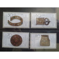 ФРГ 1987 Археология, изделия из золота** Михель-6,5 евро полная серия