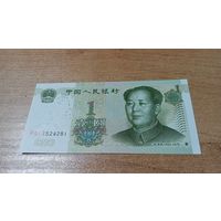1 юань Китая 1999 года с  рубля**524281