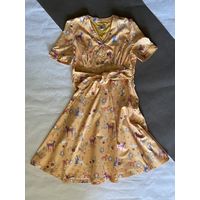 Дизайнерское платье в стиле 1970-х размер XL, Lindy Bop
