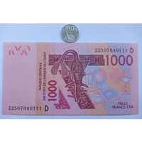Werty71 Западная Африка Мали литера D 1000 франков 2003 (2022) UNC Банкнота