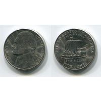США. 5 центов (2004, буква D, XF)