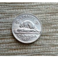 Werty71 Канада 5 центов 1973 Бобр Елизавета 2