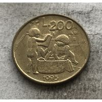 Сан-Марино 200 лир 1995