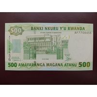 Руанда 500 франков 2008 UNC