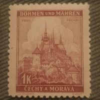 Германия. Третий рейх. Богемия и Моравия 1940. Прага