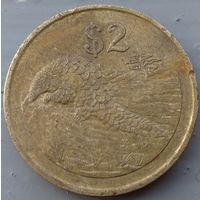 Зимбабве 2 доллара 1997. Возможен обмен