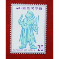 Южная Корея. Культура и искусство. ( 1 марка ). 6-12.