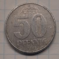 ГДР 50 пфеннигов 1968г. А km12.2