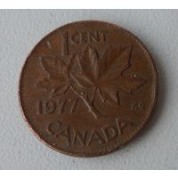 1 цент Канада 1977 г.в.