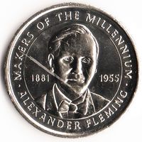 Монетовидный жетон "Миллениум" Александр Флеминг 1881-1955