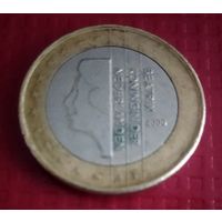 Нидерланды 1 евро 2000 г.#20219