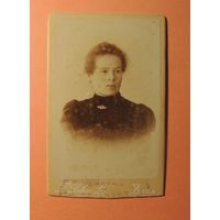 Фото визит-портрет "Дама", Рига, до 1917 г.