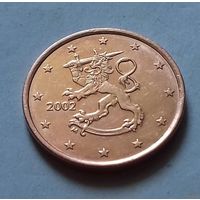 5 евроцентов, Финляндия 2002 г., AU