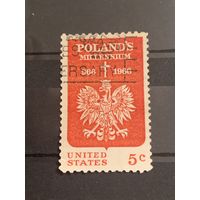 США 1966. 1000 летие Польши