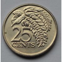 Тринидад и Тобаго, 25 центов 2009 г.