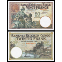 [КОПИЯ] Бельгийское Конго 20 франков 1912г. водяной знак