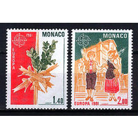 1981 Монако. Марки ЕВРОПА. Фольклор и праздники
