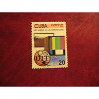Марка Всемирный год телекомуникаций 1983 года Куба