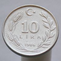 Турция 10 лир 1986