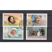 Королевская семья. Белиз. 1985. 4 марки. Michel N 791-794 (5,0 е).