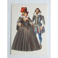 Орловская-Габрусь 17 век костюм 10х15 см