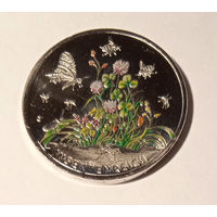 Монета 5 евро  Царство насекомых