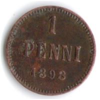 1 пенни 1898 год _состояние VF