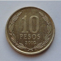 Чили 10 песо. 2010