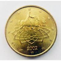 50 евроцентов Италия 2002