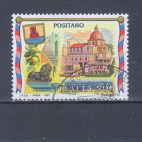 [1557] Италия 1997. Культура.Архитектура. Гашеная марка.